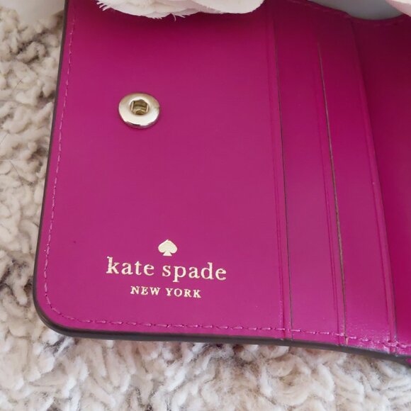 KATE SPADE Lucky Draw Small L-Zip Bifold Wallet - Picture 10 of 12